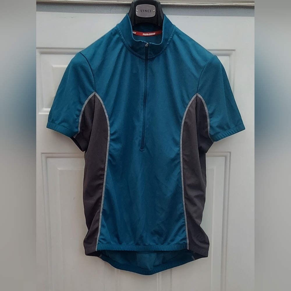 NOVARA CYCLING MEN'S POLYESTER SHORT SLEEVE JERSEY SIZE L NWOT MADE IN CANADA